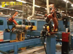 罐体双机器人环缝焊接自动生产线