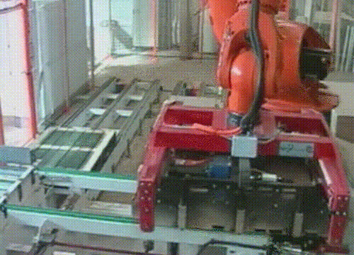 木工家具码垛机器人工作