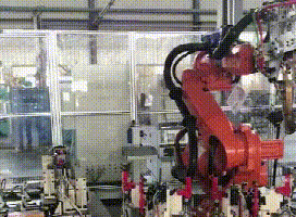 点焊机器人工作