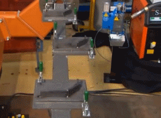 焊接机器人变位机