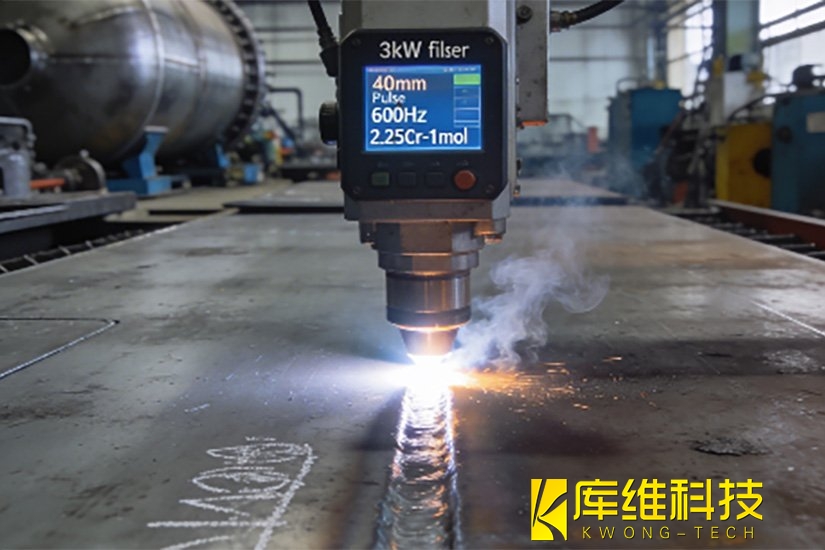 4kW光纤激光+500Hz脉冲模式